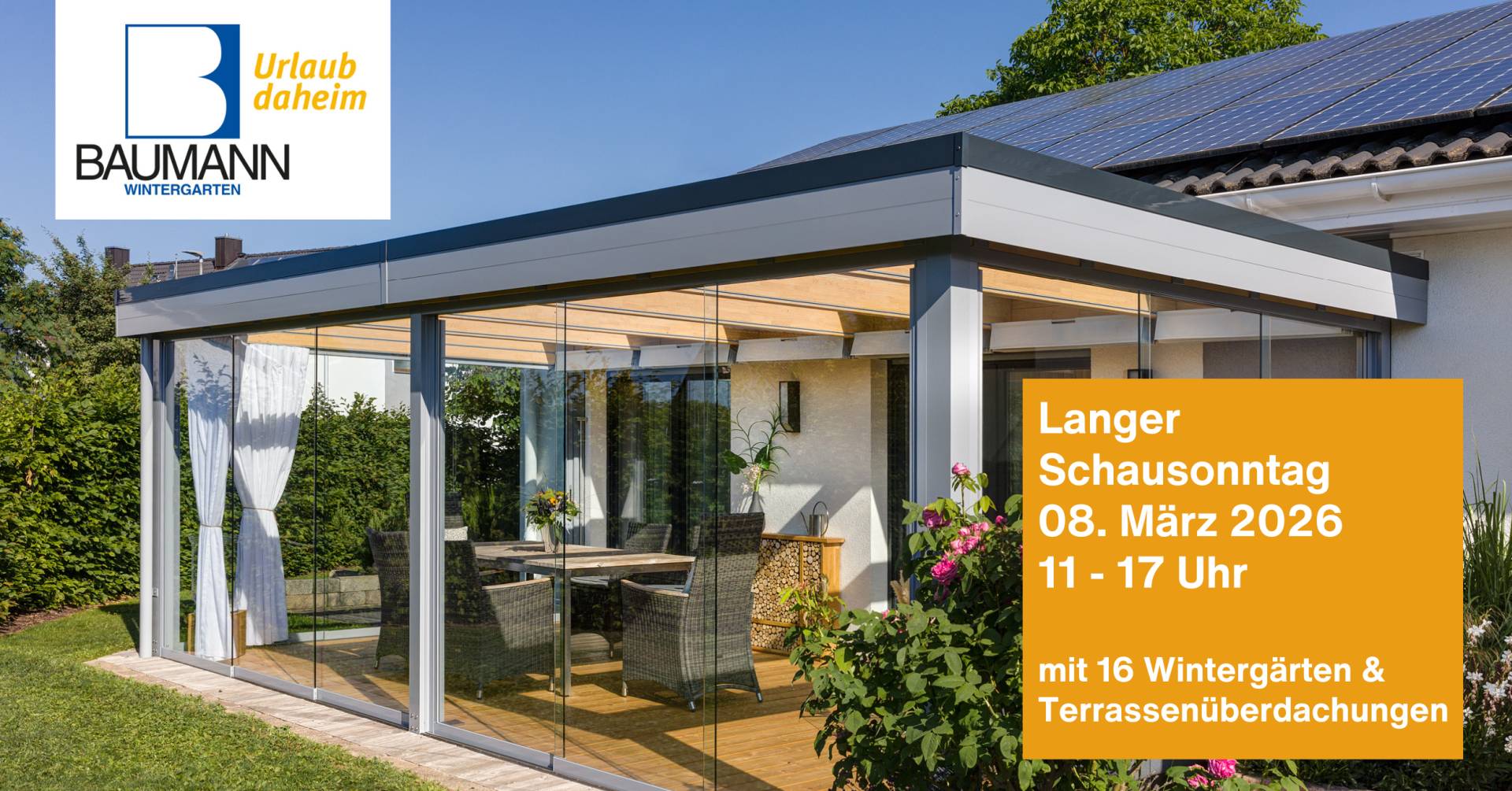 Langer Schausonntag 08. März 2026 11 - 17 Uhr-